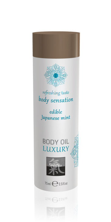 BODY OIL LUXURY edible Japanese mint 75ml /2.5fl.oz