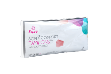Beppy Soft & Comfort Tampons DRY, Stringless, 4 pcs