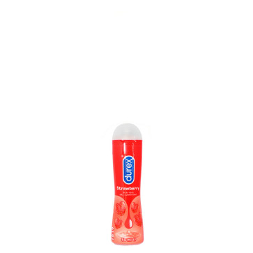 Durex Strawberry, Waterbased Gel Lubricant, 50 ml (1,7 oz)