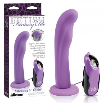 Fetish Fantasy Elite, Vibrating Dildo, 15 cm (6 in), Purple