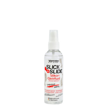 JoyDivision SLICK'N'SLIDE, Silicone Based Lubricant, 100 ml (3,4 fl.oz.), with Pump Dispenser