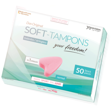 JoyDivision Soft-Tampons Stringless, Normal, 50 pcs