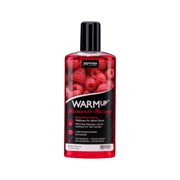 JoyDivision WARMup Warming Massage Liquid, Raspberry, 150 ml (5,1 fl.oz.)
