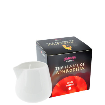 The Flame of Aphrodisia, Massage Candle, Blood Orange, 165 g (5,8 oz.)