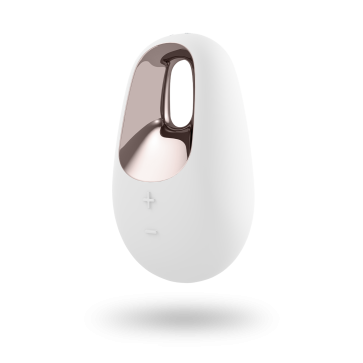 SATISFYER Layons White Temptation, Layon Vibrator, Silicone, White