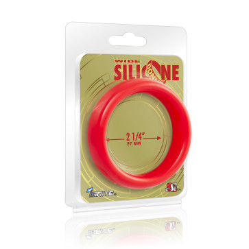 SI IGNITE Wide Donut, Silicone, Red, Ø 5,7 cm (2,25 in)