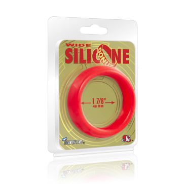 SI IGNITE Wide Silicone Donut 4,8 cm (1,88 in), Red