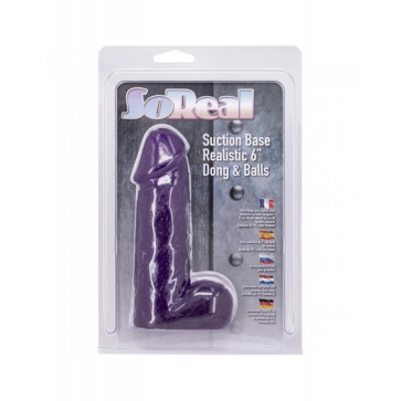 SoReal - Dildo Realistico 6" Purple