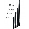 Sport Fucker Locker Room Anal Shower Nozzle 12 inch / 30 cm Black