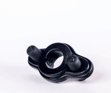 ZIZI XXX BI TURBO with 2 Bullets, Black, Ø 2,7 cm (1,0 in)