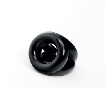 ZIZI XXX COSMIC TRIPLE RING, Black, 3x Ø 2,5 cm (1,0 in)