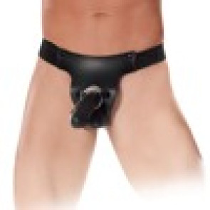 Fetish Fantasy Series - 8" Mr. BIG Hollow Strap-on, 21 cm, black