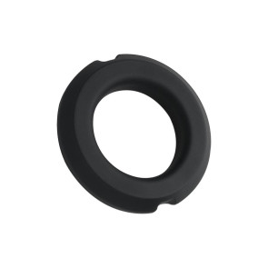 Silicone Steel Fusion Ring Overdrive Large Black