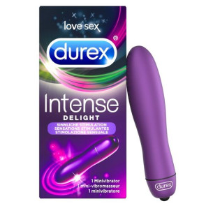Durex Intense Delight, Mini Vibrator, Purple, 9 cm (3,5 in)