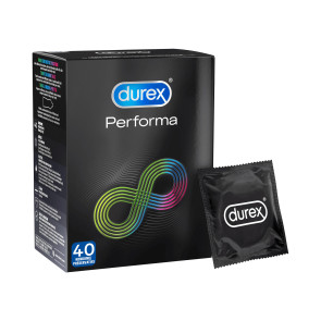 DUREX Performa 40 pcs, Condoms, with Delay Effect, ⌀ 56mm