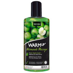 JoyDivision WarmUp Warming Massage, Green Apple Liquid, 150 ml (5,1 fl.oz.)