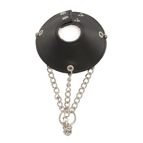 SI IGNITE Leather Ball Stretcher, Parachute Ball Collar with Chain