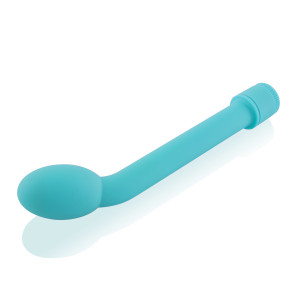 SI BFF Curved G-Spot Massager, ABS/PU, Turquoise, 20,5 cm (8 in), Ø 3,8 cm (1,5 in)