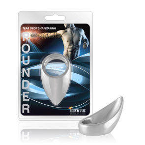 SI IGNITE Teardrop shaped Chrome Pounder Cockring, 32 mm (1,25 in)